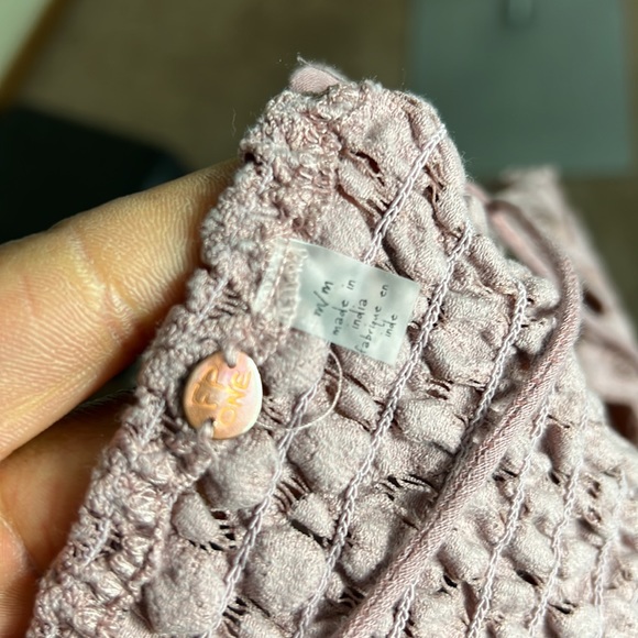 Free people Adella Cami top mauve  size M ,L new with tag - Picture 7 of 10